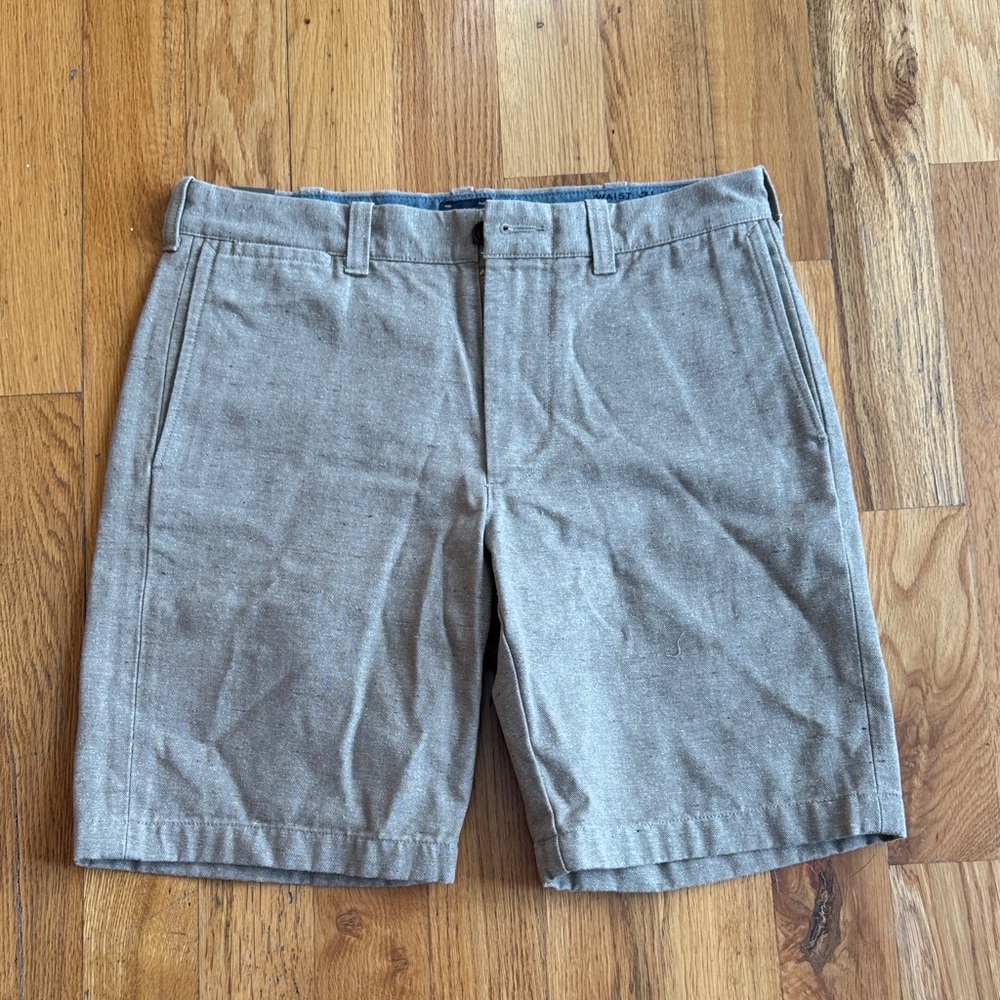 J. Crew Men's Brown Flat Front Shorts